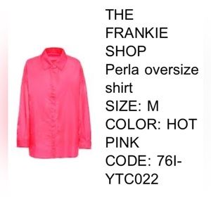 The Frankie Shop Oversized Shirt